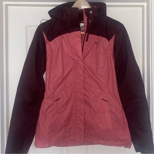 Two toned pink rain jacket